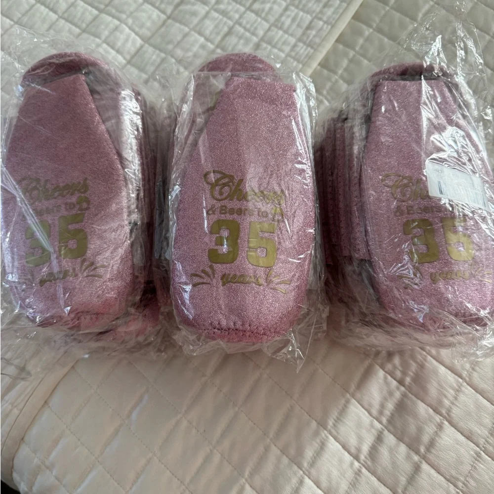35th Birthday Pink Party Decoration Set